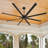 Ikera 100" W 8-Blade Metal Windmill Ceiling Fan-1756607265
