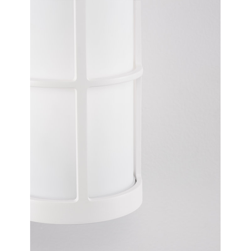 Outdoor Armed Sconce, White