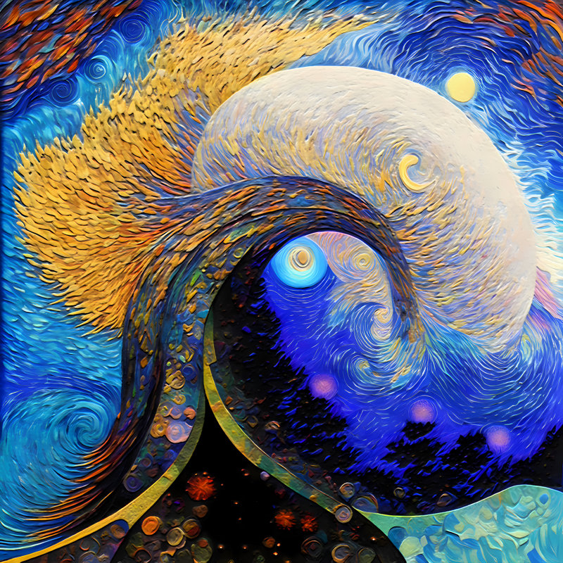 Vierge 363, 54" H x 54" W