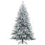 Arbre de Noël artificiel régulier (double) avec aiguilles blanches-952482242