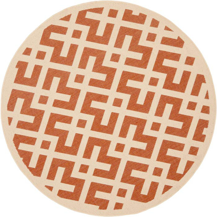 Tapis intérieur / extérieur Arneshia, Rond 6 pi 7 po