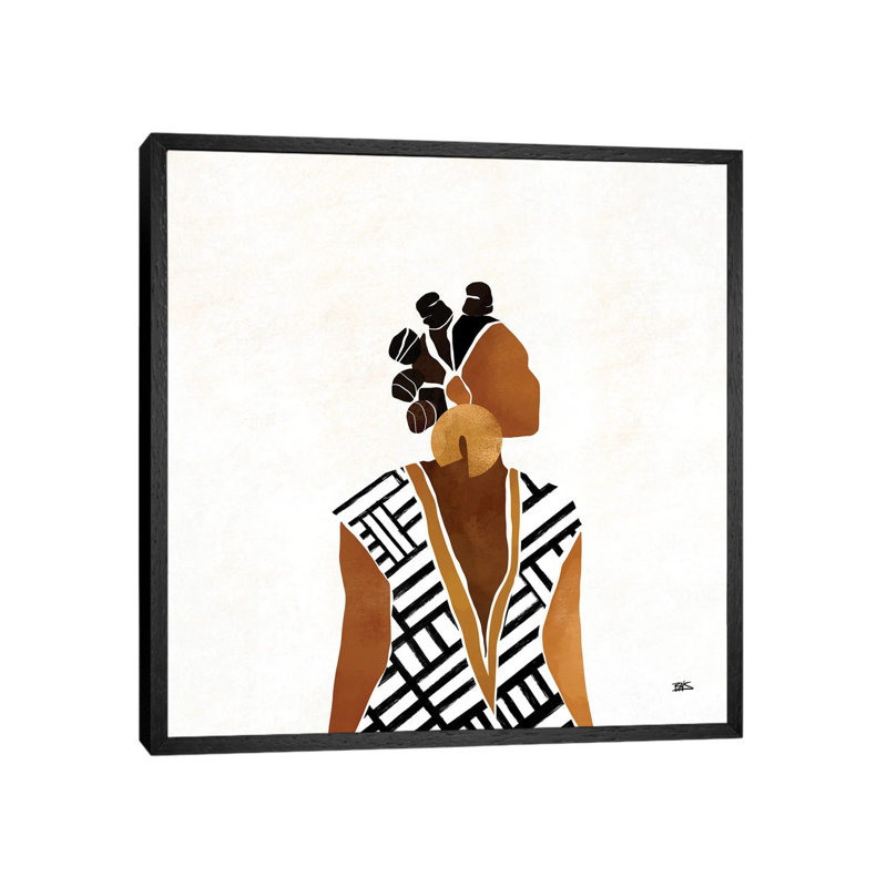Amara by Bria Nicole - Print on Canvas, Black Framed, 93.98 cm H x 93.98 cm W