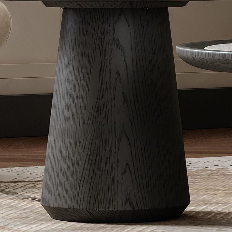 Ensemble de tables basses rondes minimalistes italiennes