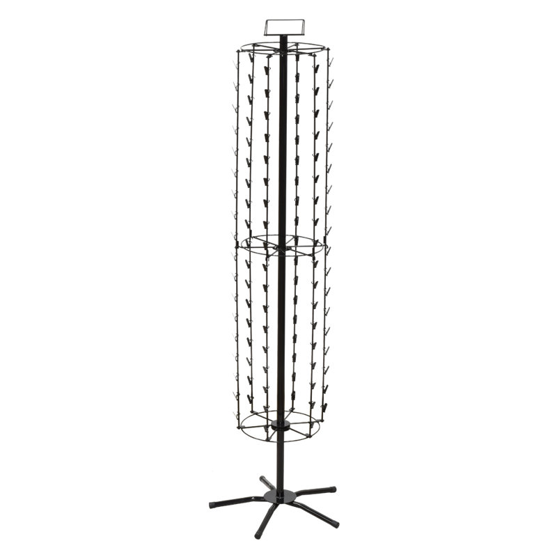 H 61 po x l 18 po - Support à filer à découper avec 108 pinces , Blanc