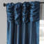 Rideau obscurcissant en imitation de taffetas de soie uni ruché Ryker pour la chambre à coucher et le salon, panneau simple pour fenêtre-583439896-583439891