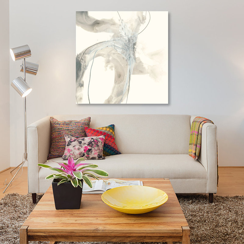 « divination ii », reproduction sur toile, H 26 po x l 26 po x P 1,5 po, Pas de tapis, Toile tendue