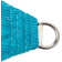 Toile d'ombrage triangulaire droite personnalisable ColorTree - durable et résistante aux rayons UV