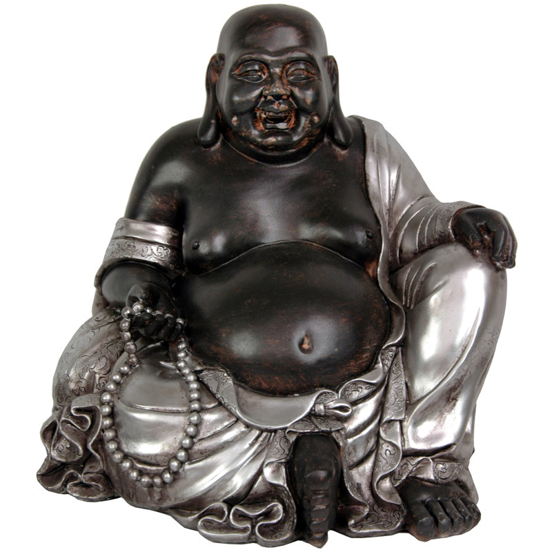Sitting Happy Buddha Figurine