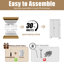 Armoire de rangement en métal H 47,3 po x l 23,7 po x P 11,9 po