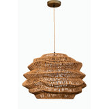 Sojitra 1 - Light Boho Rattan Natural Pendant Light
