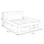 Lear EU Kingsize - 160 X 200 Cm Storage Bed