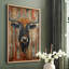 ANIMALS Series DVII - reproduction encadrée de qualité supérieure - prête à être accrochée - aucun clou requis-239187416-239187420