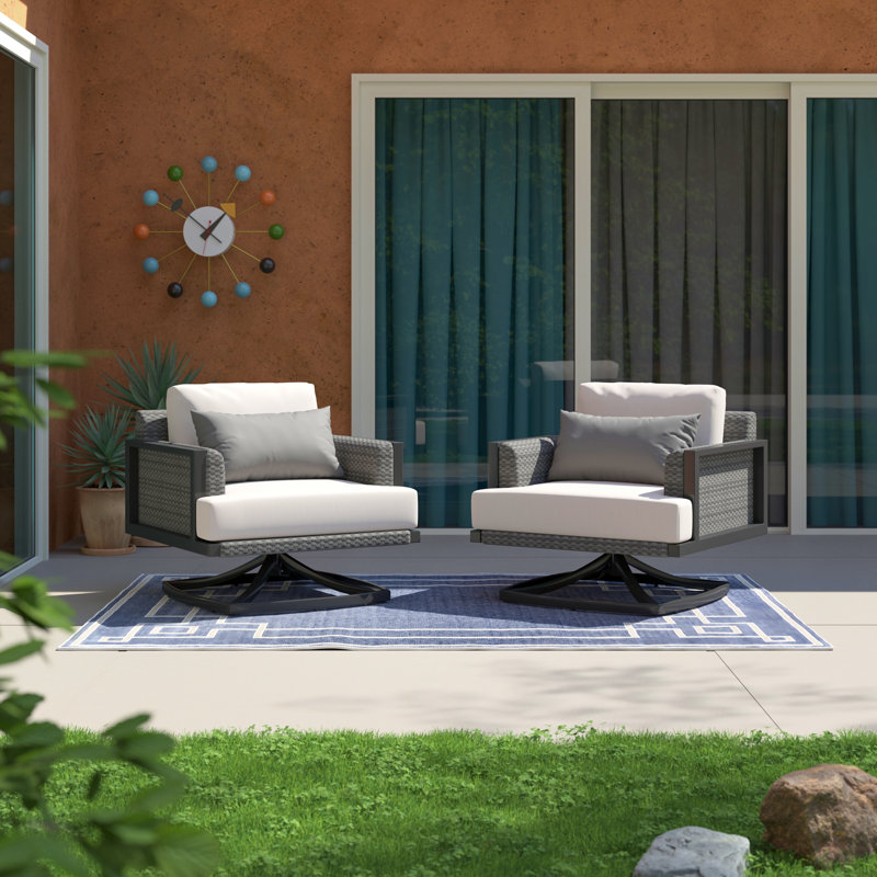 Chaise de terrasse avec coussins Sunbrella Layden