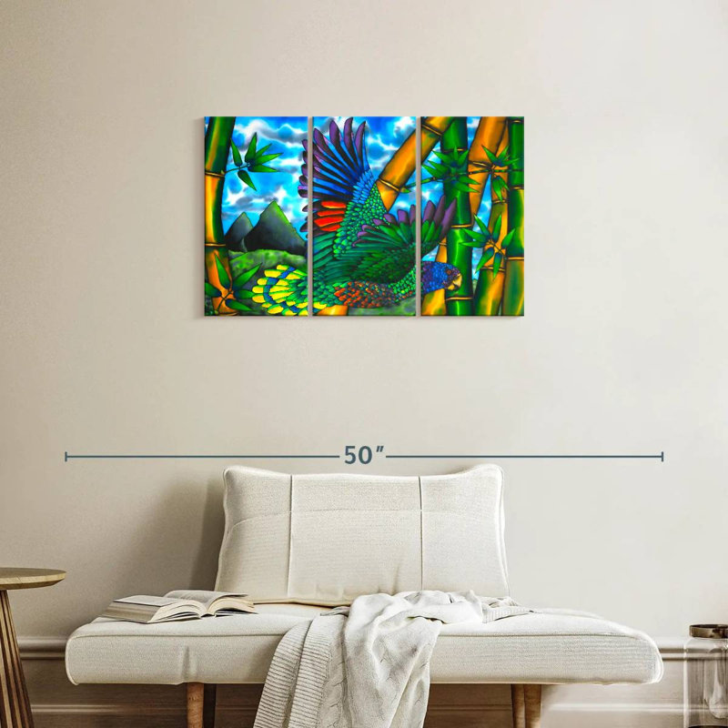 Brampt Untamed Saint Lucia, 20" H x 33" W