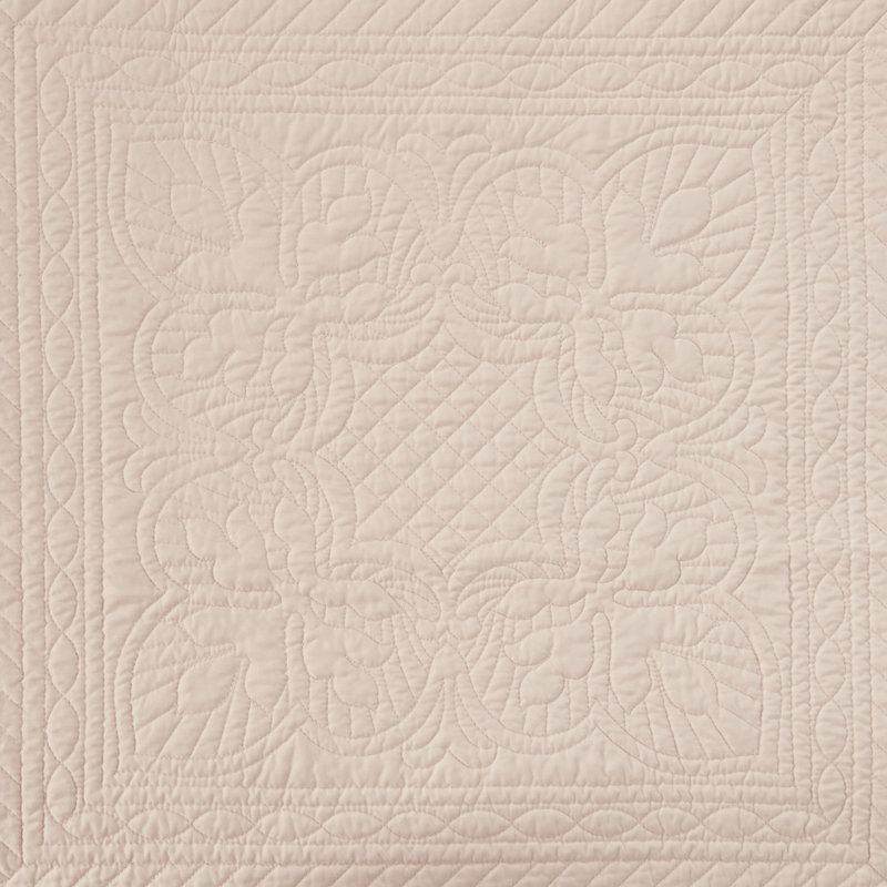 Housse de lit de jour 6 pièces Rosé - Bord festonné, matelas simple, bord décoratif, microfibre, Rosé