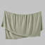 Luxueuse couverture en coton de style égyptien pour nuits douillettes - très grand, vert sauge