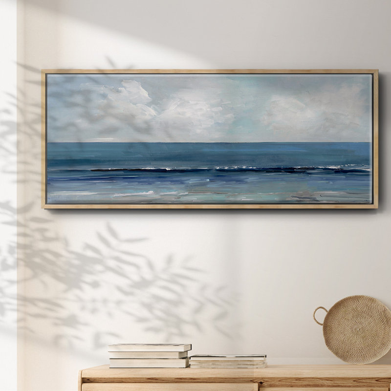 Blue Seas- Framed Canvas
