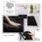 Complete 13 Piece Bathroom Accessory Set with Bamboo Accents, Trash Can, Toilet Brush, 2 Bath Rugs & 5 Shower Caddies Included-124006149