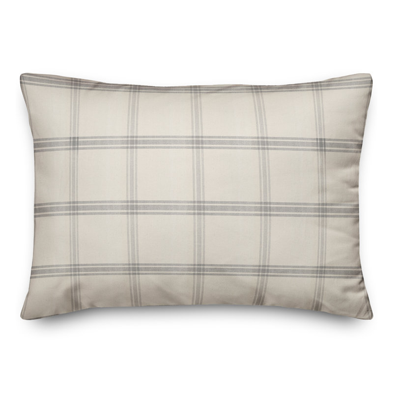Plaid Throw Pillow