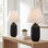 Lampe de table DEL en fer / gingembre minimaliste scandinave 24,5 po Elinore