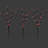 Pre-Lit Cherry Blossom Artificial Tree Branches 72 LED Lights-2135752087