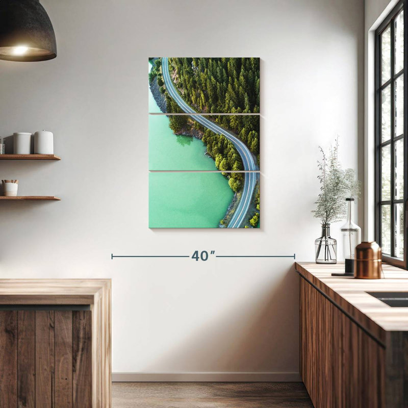 Vue aérienne de Mehar Diablo Lake Road, H 38 po x l 24 po
