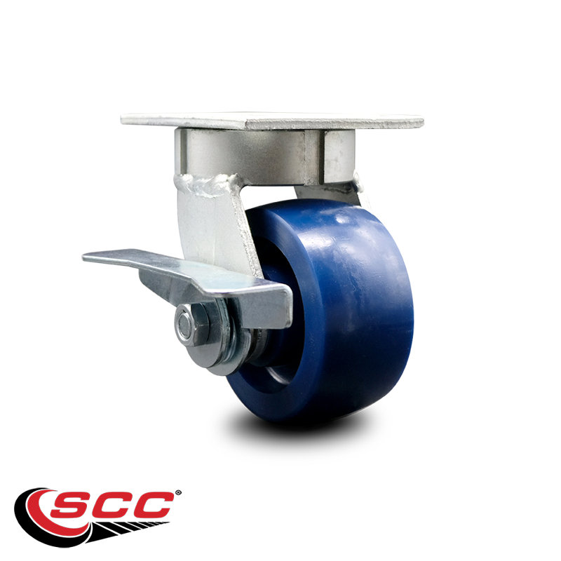 Kingpinle Solid Poly Swivel Caster