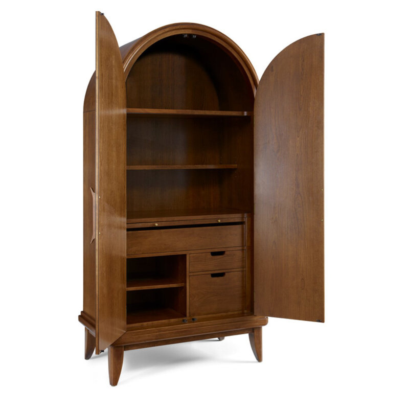 Martine 2 - Door Solid Wood Armoire
