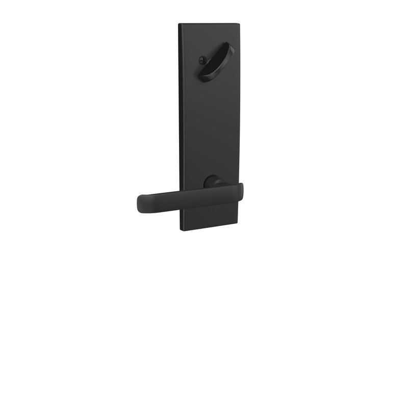 Clybourn Exterior Lever Set (Interior Portion Sold Separately), Matte Black