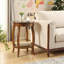 Table d'appoint ronde avec plateau et tiroir-254781034