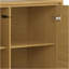 Lowry - Armoire de rangement moyenne - Placage de chêne