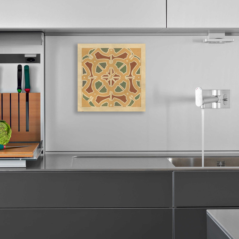 'Garden Pattern II' by Stellar Design Studio, Acrylic Glass Wall Art, 12" H x 12" W x 0.13" D