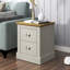 Octave 2 Drawer Bedside Table-467020807