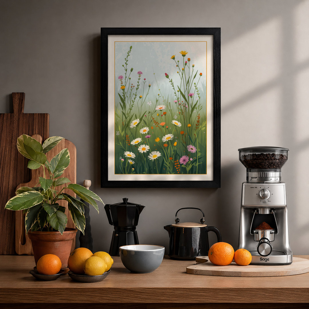 Wildflower Meadow Botanical - Framed Print