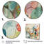 «Pink Blue Minimalims Fludity I», art mural abstrait sur toile-88516809-88516803