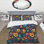 Ensemble de housse de couette Popart Emoji Abstract Fusion