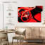 Intérieur de la voiture de sport Mehar - rouge-107724379