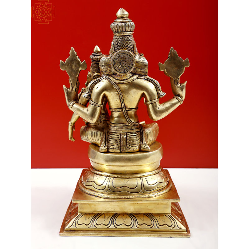 Narasimha avec Lakshmi - Quatrième des 10 Incarnations du Vishnu