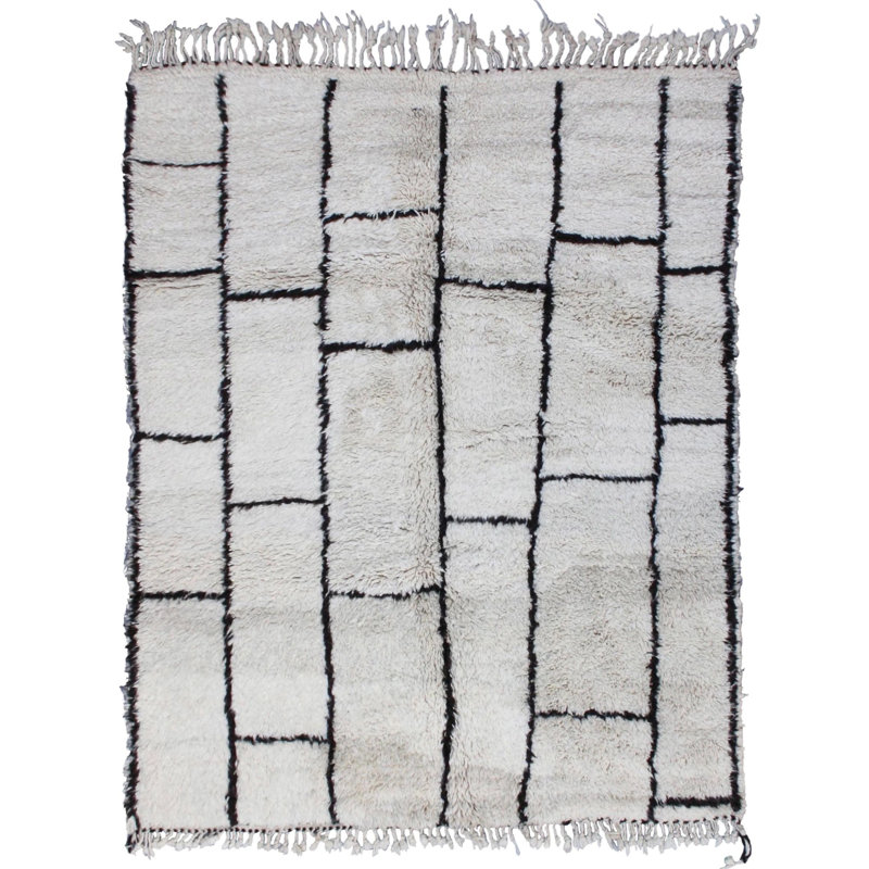 One-of-a-Kind Rectangle 5'4" X 6'8" Hand Loomed Area Rug