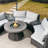 Areefa 6 - Person Patio Conversation Set with Cushions