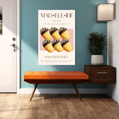 Golden Chocolate Madeleines Classic Traditional Wall Art