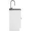 Metro - Armoire à linge 24 po avec robinet et évier en acier inoxydable - blanc-726039250