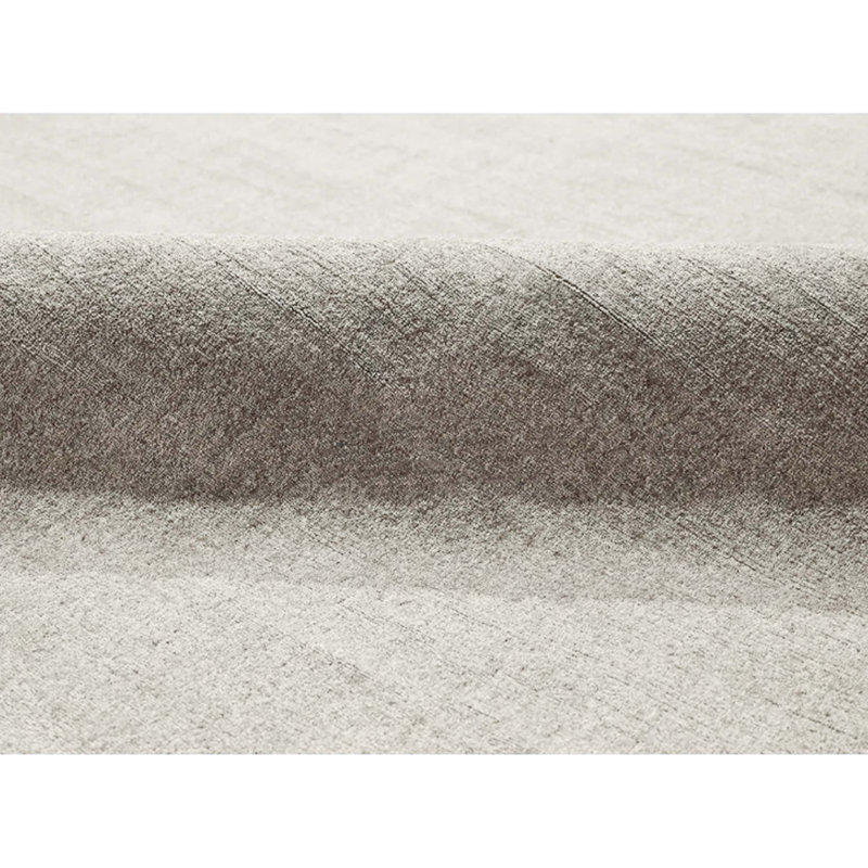 Wool Area Rug in Gray, Rectangle 8' x 10'