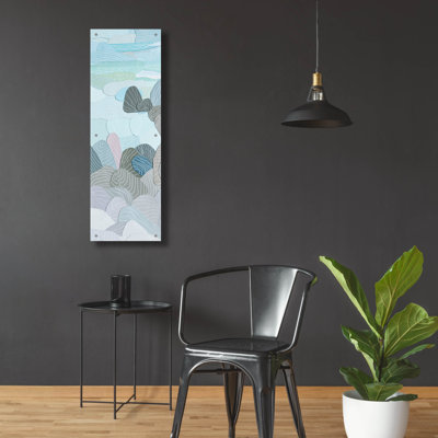 Epic Art 'Chiang Mai Vert 2'  by Coco Good Acrylic Glass Wall Art, 16" x 48"