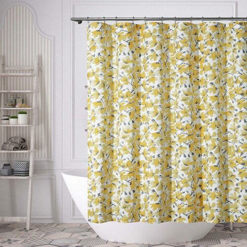 Winston Porter Lachapelle Floral Shower Curtain & Reviews | Wayfair