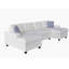 Canapé modulaire confortable en forme de U avec coussins moelleux, sièges polyvalents et chaises longues doubles pour se détendre-1695588058