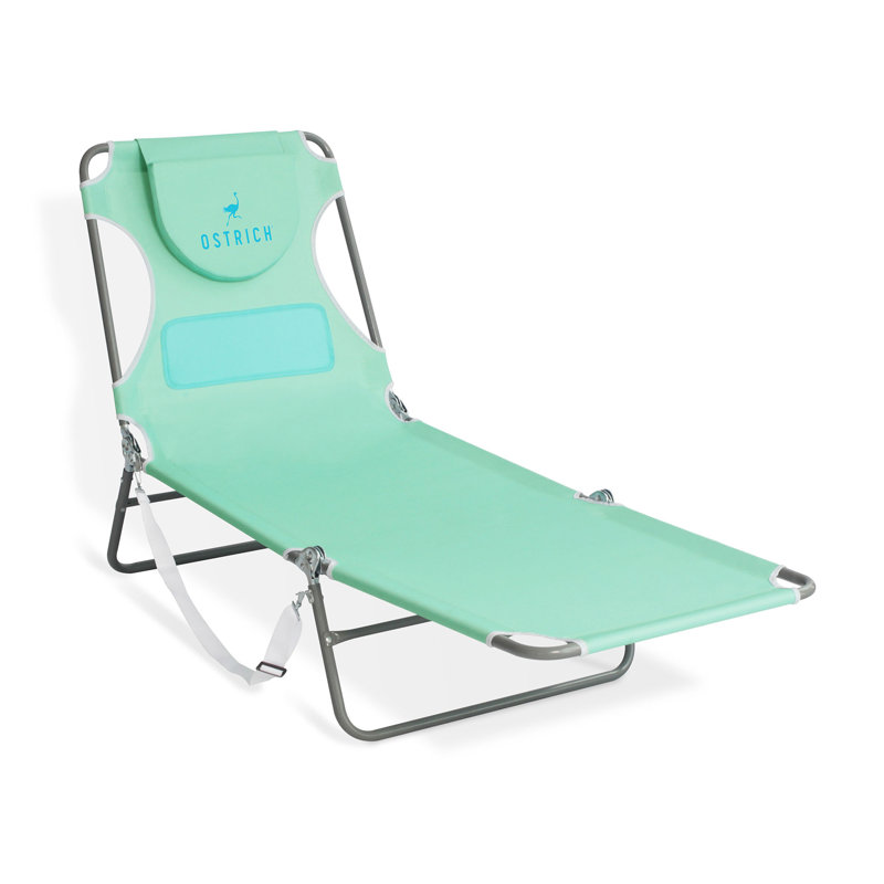 Outdoor Rust-Resistant Metal Chaise Lounge