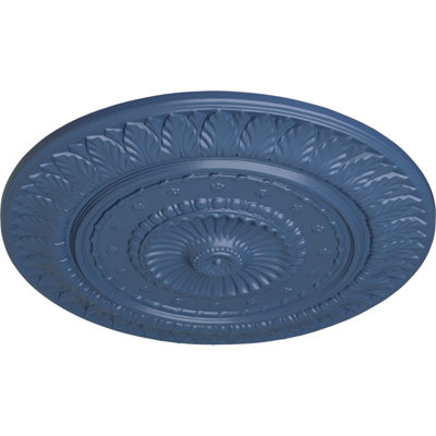 Endurathane Christopher Ceiling Medallion, 26 5/8"OD x 2 1/4"P, Hand-Painted Americana Finish