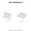 Couvre-lit réversible blanc pour très grand / très grand lit - 3 pièces, en microfibre et de qualité supérieure, lavable à la machine en microfibre, rembourré, luxueux,