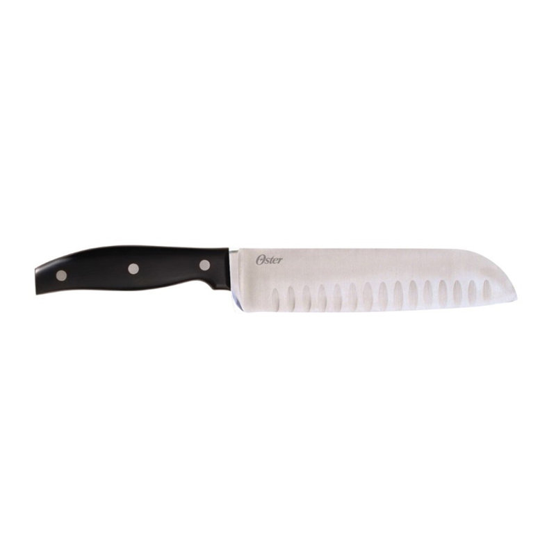 Oster Granger 14-Piece Stainless Steel Knife Set with Wooden Block